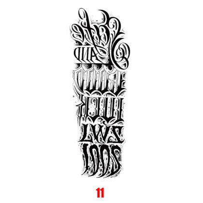 tatoo number 11